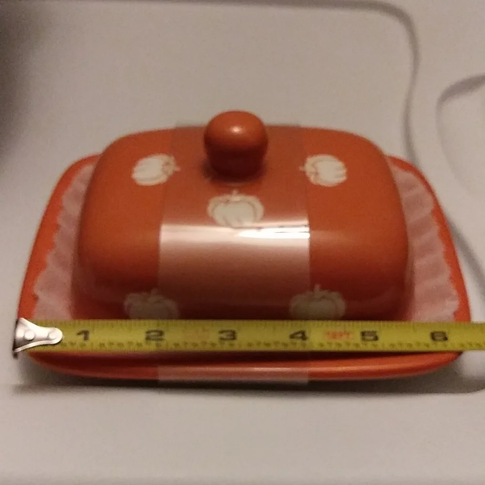 NWT Terramoto Harvest Fall Butter Dish